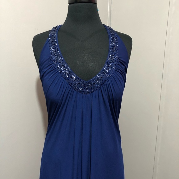 Alex evenings formal dress navy blue NWT size 10 - Picture 2 of 7